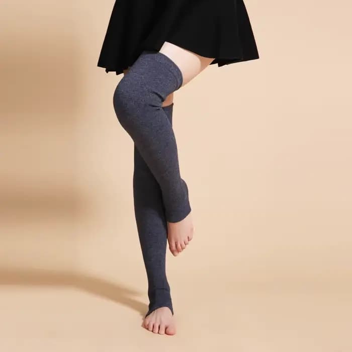Jambières en laine et cachemire pour femmes
