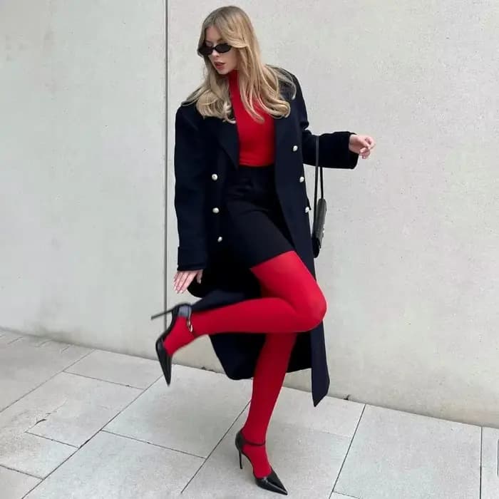 Chaussettes rouges Sexy pour femmes