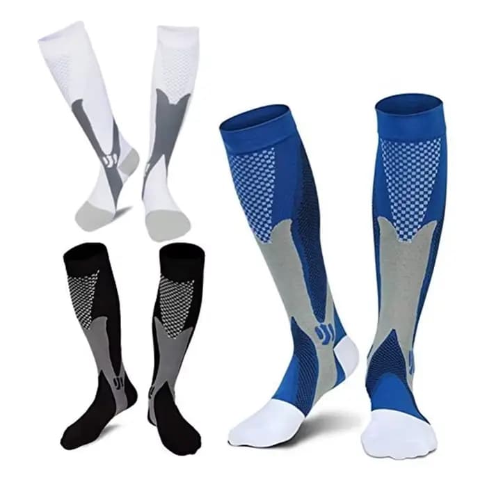 Brothock chaussettes de Compression de Sport médical hommes et femmes 20-30mmHg