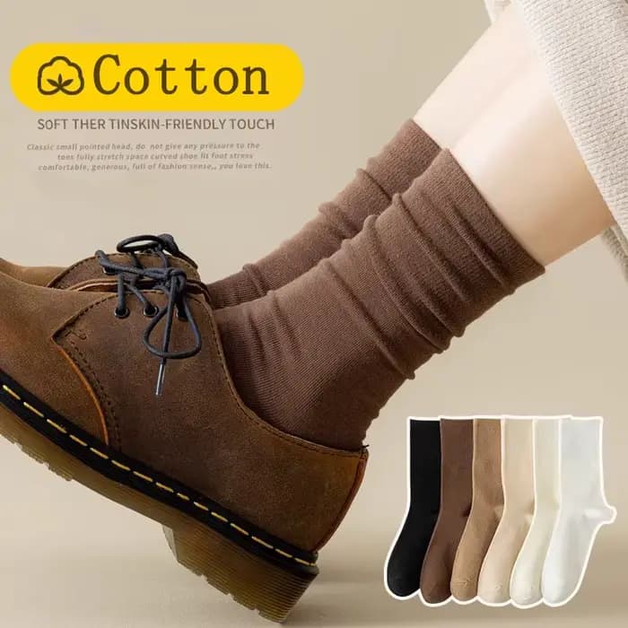 Chaussettes mi-tube décontractées pour femmes