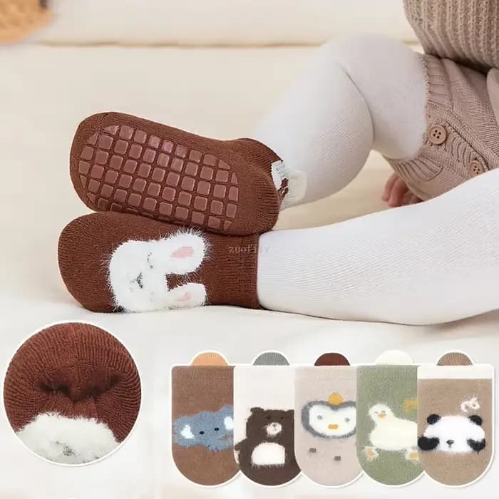 Chaussettes épaisses d'hiver pour enfants de 0 à 5 ans
