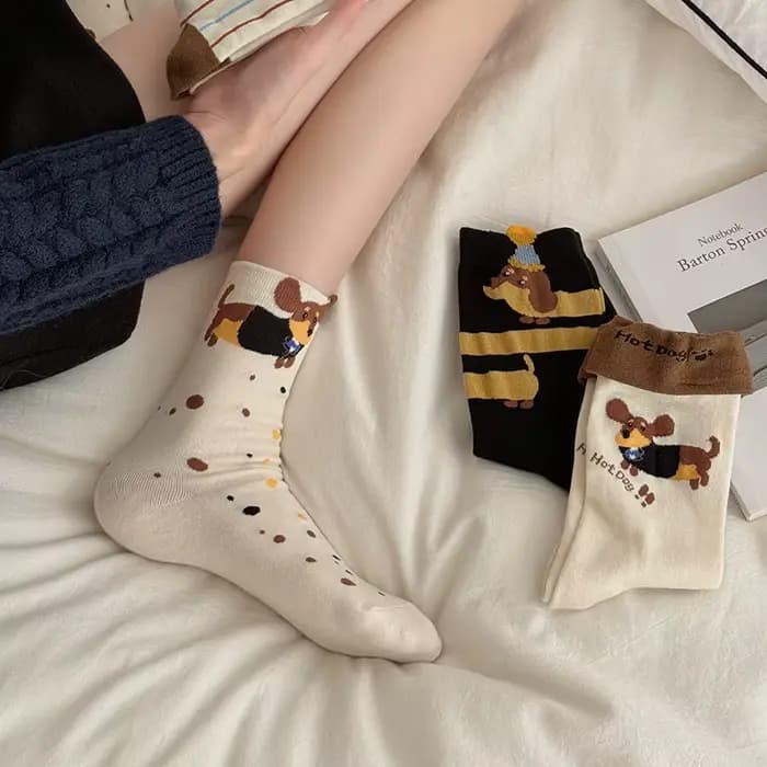 4 paires de chaussettes pour femmes