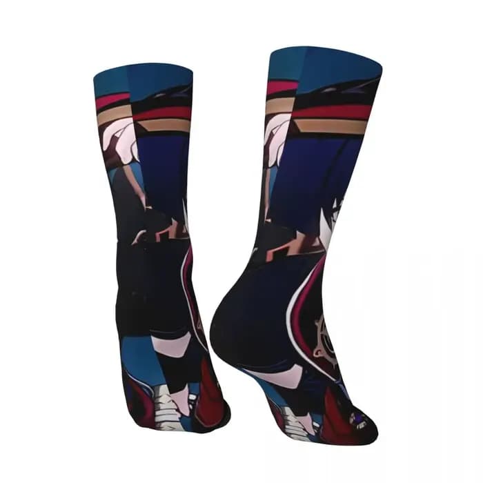 Scaramouche Genshin Impact bas personnalisés nouveauté chaussettes printemps anti-dérapant