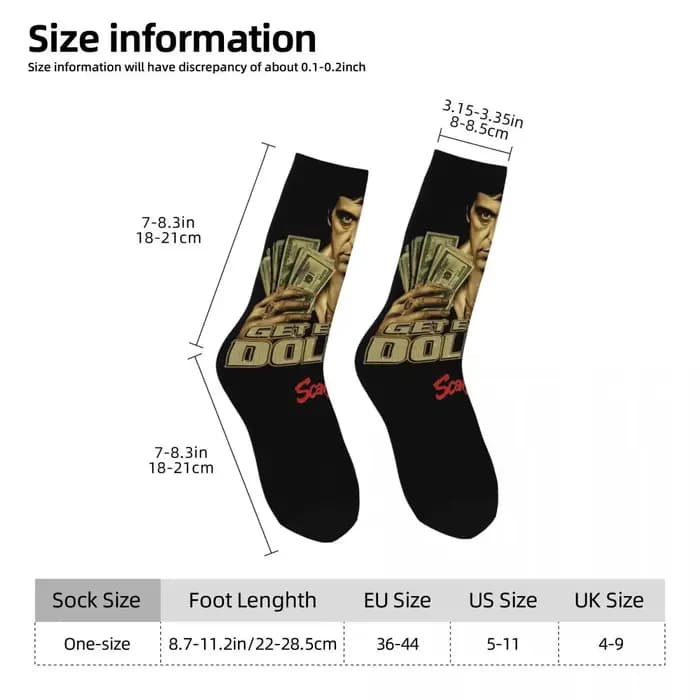 Chaussettes unisexes avec impression 3D