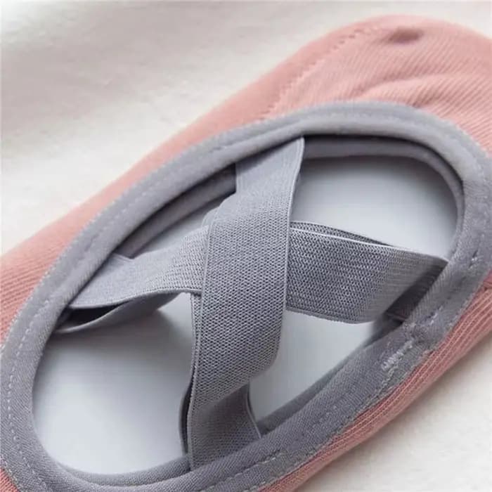 1 paire de chaussettes de Pilates pour femmes