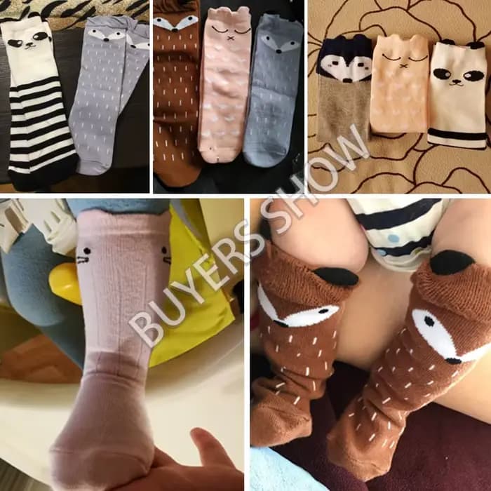 Chaussettes mignonnes en coton pour enfants de 0 à 6 ans