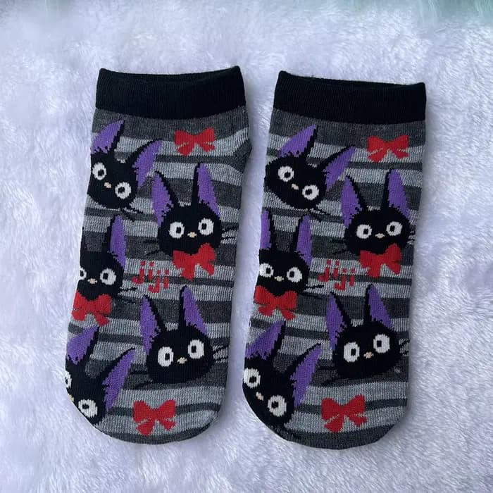 Chaussettes chat noir pour femmes