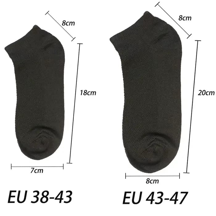 6 paires de chaussettes respirantes pour hommes