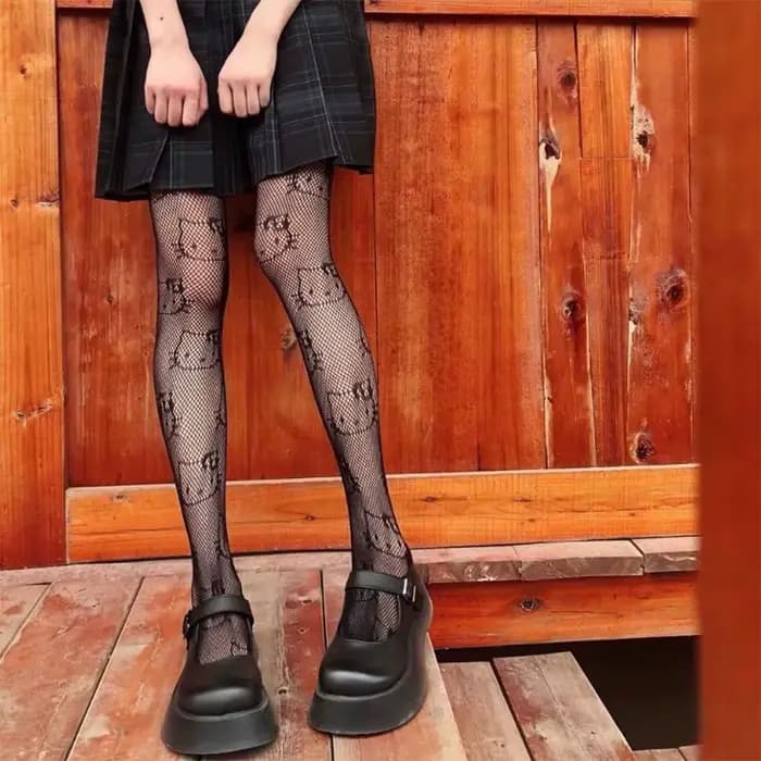 Chaussettes sexy Hello Kitty pour filles