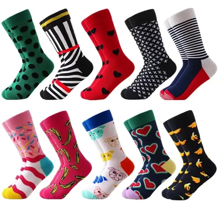 Tide-Chaussettes en coton pour hommes