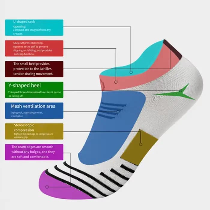 Chaussettes de sport pour hommes et femmes