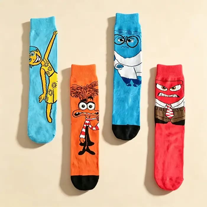 4 paires de chaussettes mi-tube pour femmes