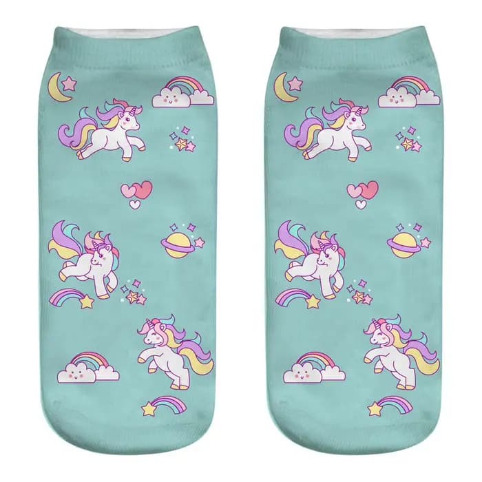 Chaussettes Harajuku 3D pour femmes