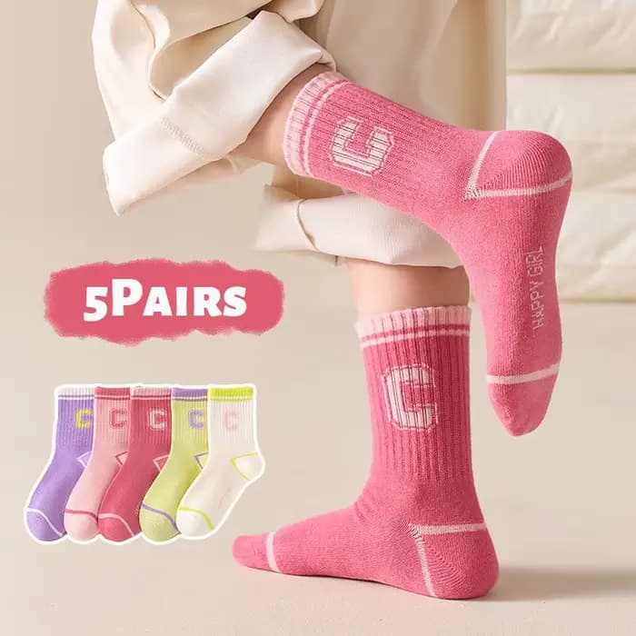 5 paires de chaussettes de sport pour enfants