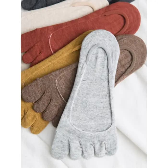 Chaussettes à orteils invisibles en Silicone