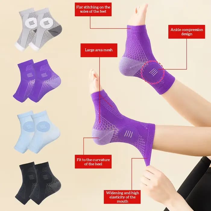 Chaussettes de protection de cheville Anti-entorse unisexes