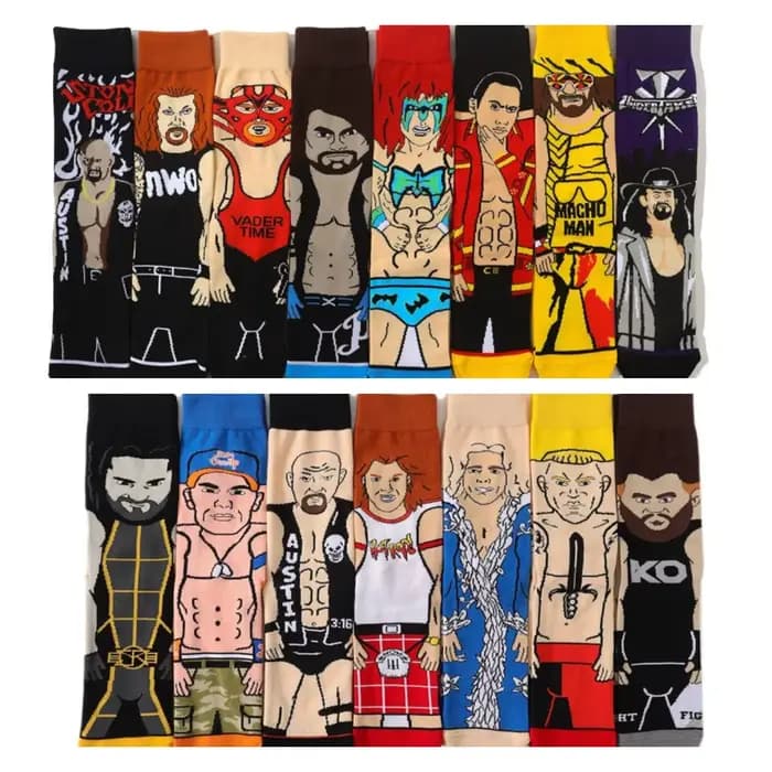 WWE – chaussettes personnalisées pour hommes