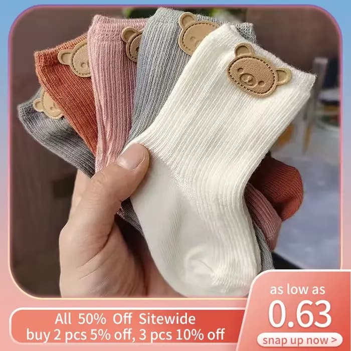 Chaussettes ours mignon pour bébé