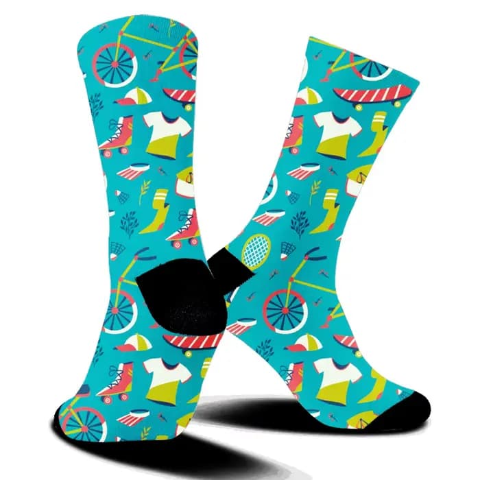 Chaussettes de cyclisme hautement élastiques et respirantes, nouvelle protection des chevilles antidérapante et absorbant la sueur, style sportif professionnel