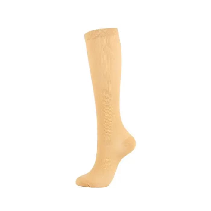 1 paire de chaussettes de Compression pour hommes et femmes, chaussettes élastiques médicales pour varices et diabétiques, Sports de plein air, course à pied, randonnée, cyclisme
