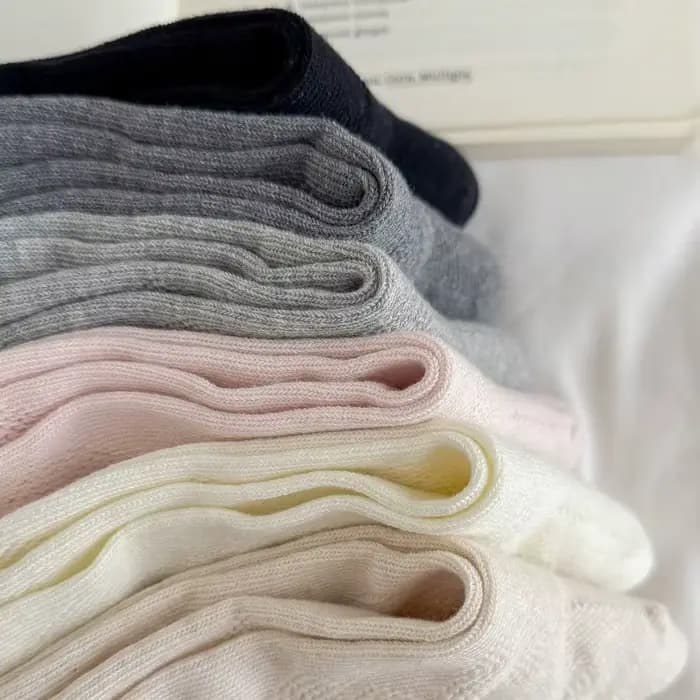 Chaussettes longues en coton pour femmes