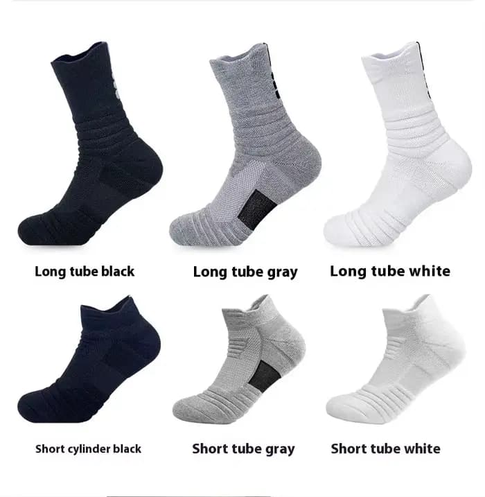 Chaussettes de sport à tube moyen pour hommes