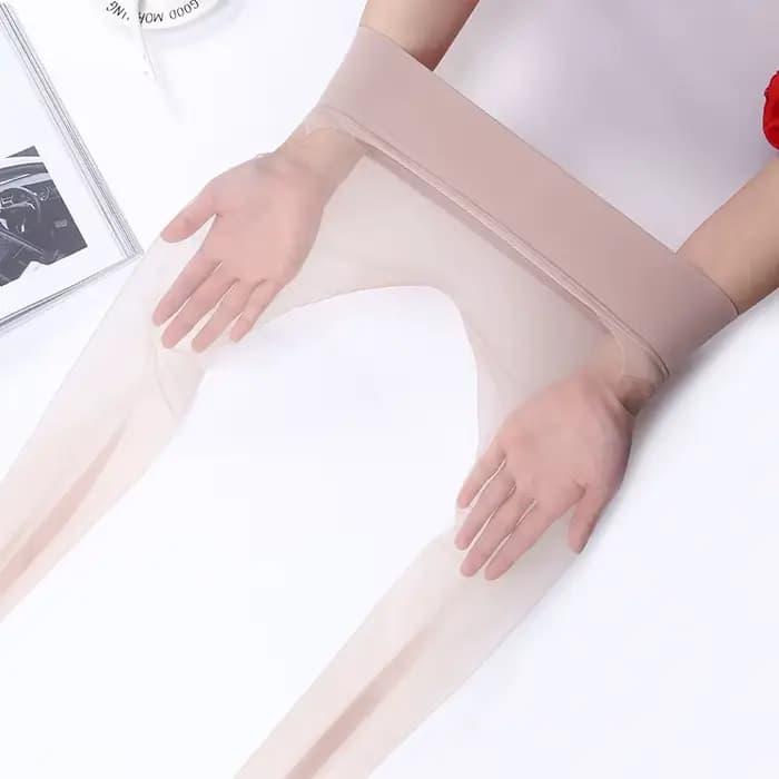 Nouveau collants 2D pour femmes collants sans couture collants en Nylon Transparent Ultra-mince bas transparents à orteils collants Sexy pour femmes taille basse