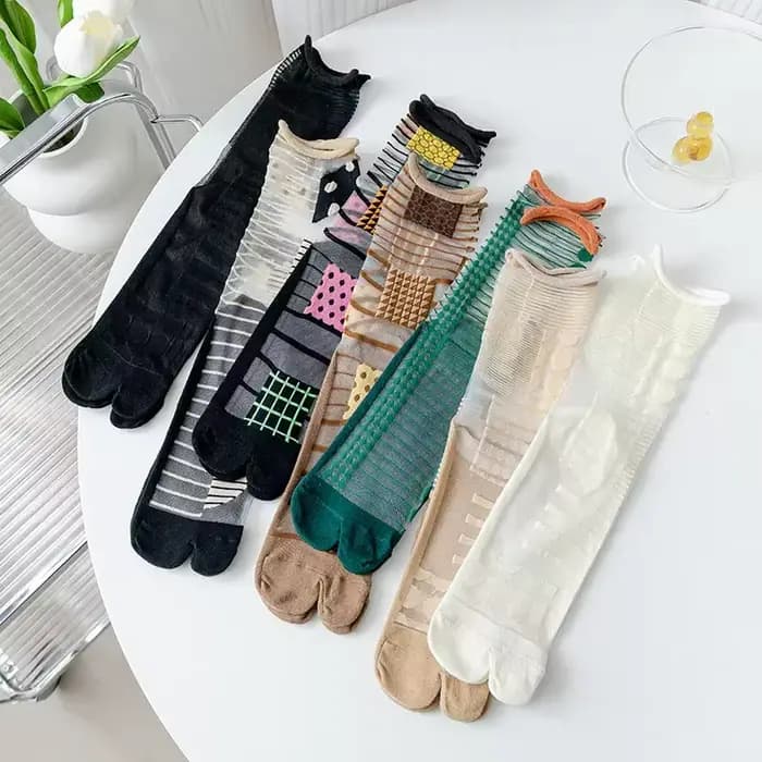 Chaussettes à deux orteils pour femmes