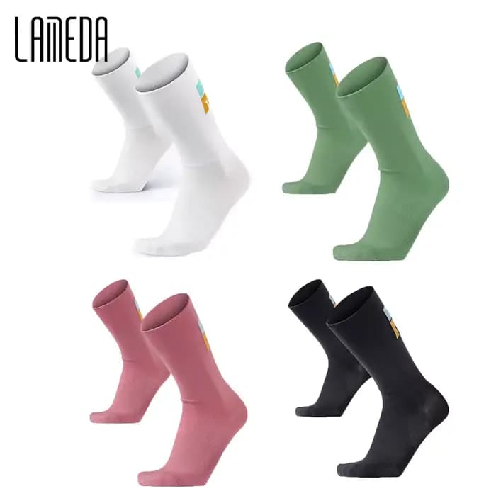 LAMEDA New Men's Cycling Socks Breathable Sports Running