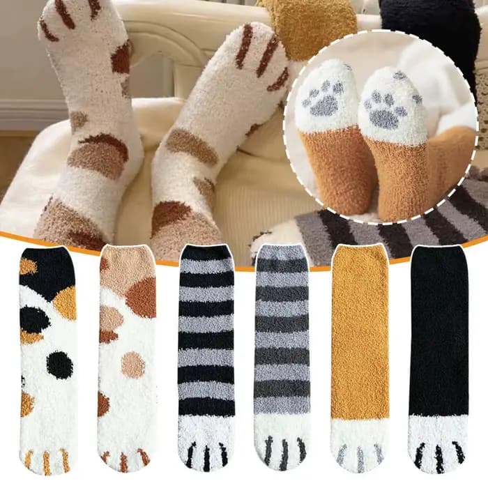 Chaussettes chaudes moelleuses pour femmes