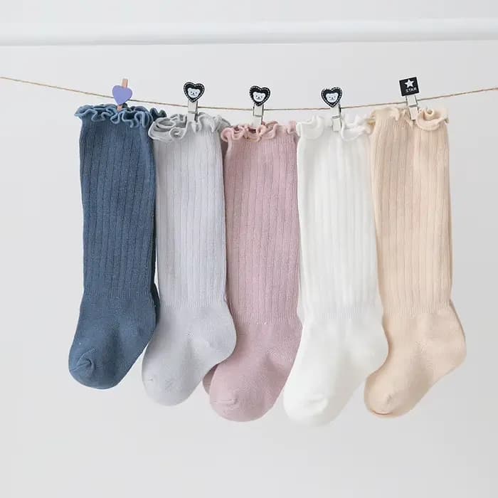 Chaussettes antidérapantes pour bébé fille