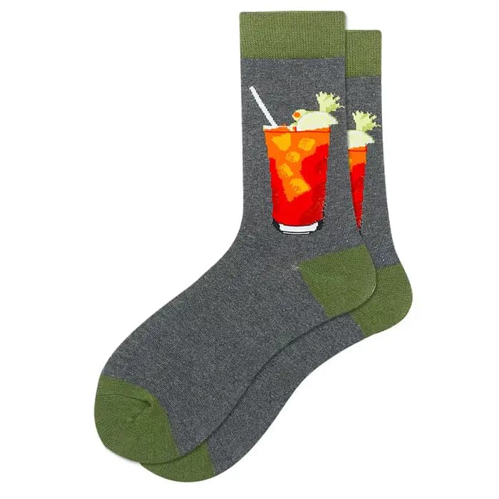 1 paire de chaussettes amusantes pour hommes