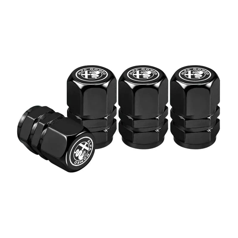 4 pièces, capuchons de valve de pneu de voiture en métal 3D résistants aux intempéries, anti-saleté,