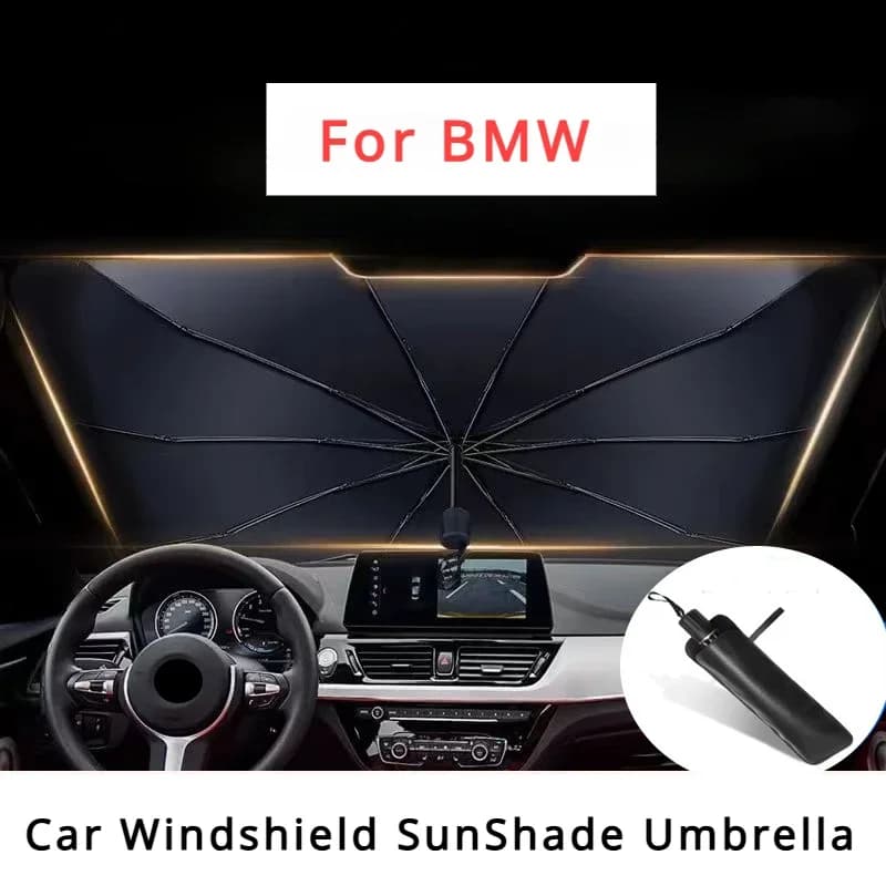 Pare-soleil de voiture pliable pour BMW, pare-brise avant, pare-soleil, parasol, protection solaire d'été, BMW Série 1, 3, 5, 7, Tage X5, X6
