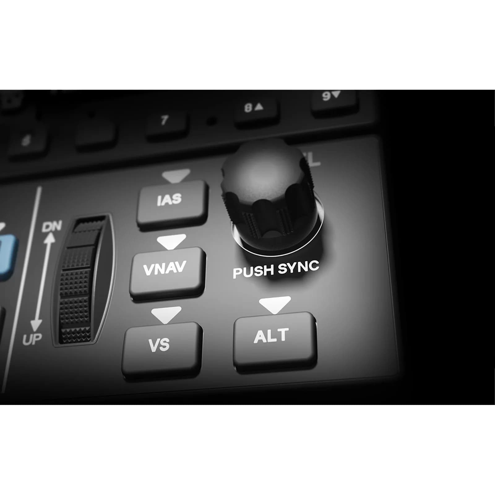 Simulateur de vol Simplayer WingFlex DAP 500 avec panneau de pilotage automatique numérique, contrôleur d'aviation générale pour PC avec support en aluminium