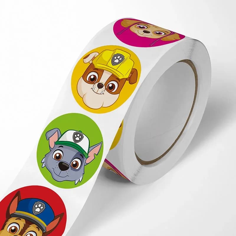 500 pièces/ensemble autocollants patte patrouille dessin animé Chase Skye autocollants mignon enfants papeterie école enseignant fournitures récompense autocollant jouets cadeau
