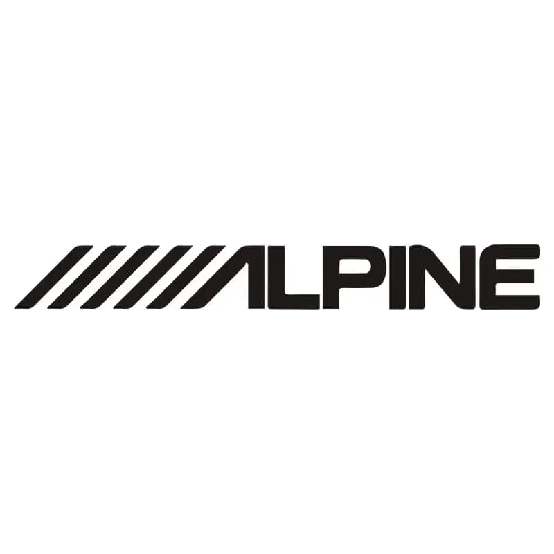 Autocollant de protection 15 cm pour logo de voiture Alpine, anti-rayures, pour pièces extérieures de moto, personnalisé, mignon, résistant au soleil et imperméable