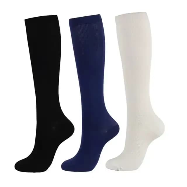3/5/6 paires de chaussettes de Compression exercice alpinisme course chaussettes de sport élastique