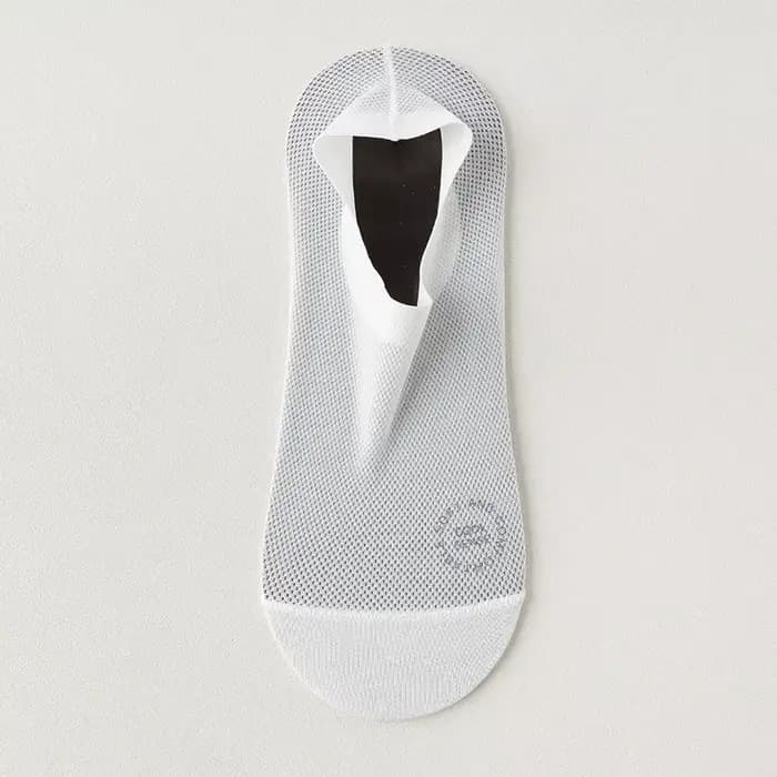 Chaussettes bateau ultra-fines invisibles pour hommes avec silicone antidérapant, respirantes, en co