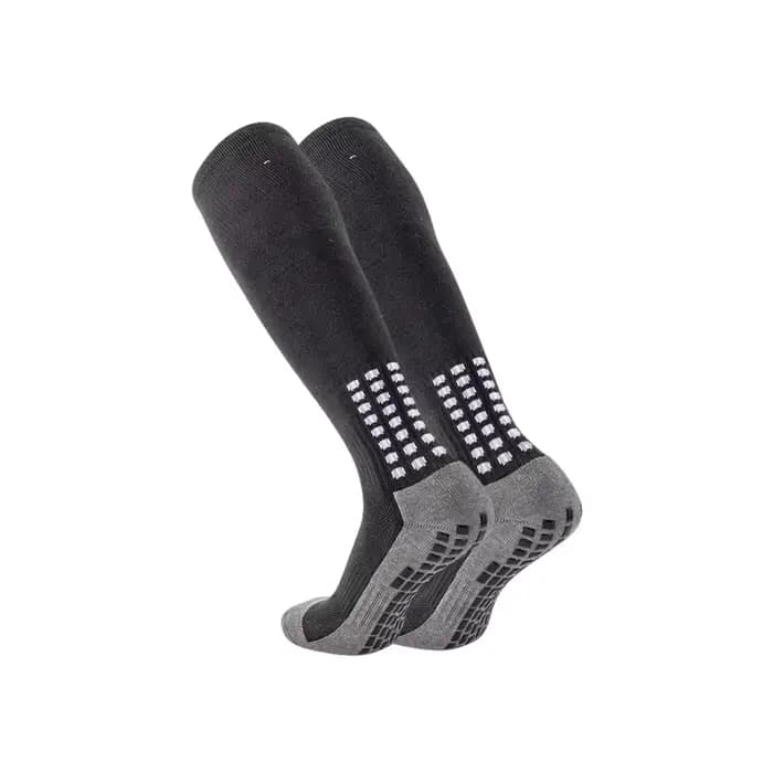 1/4 Paires de Chaussettes de Football pour Adolescents, Chaussettes Longues Antidérapantes et Respir