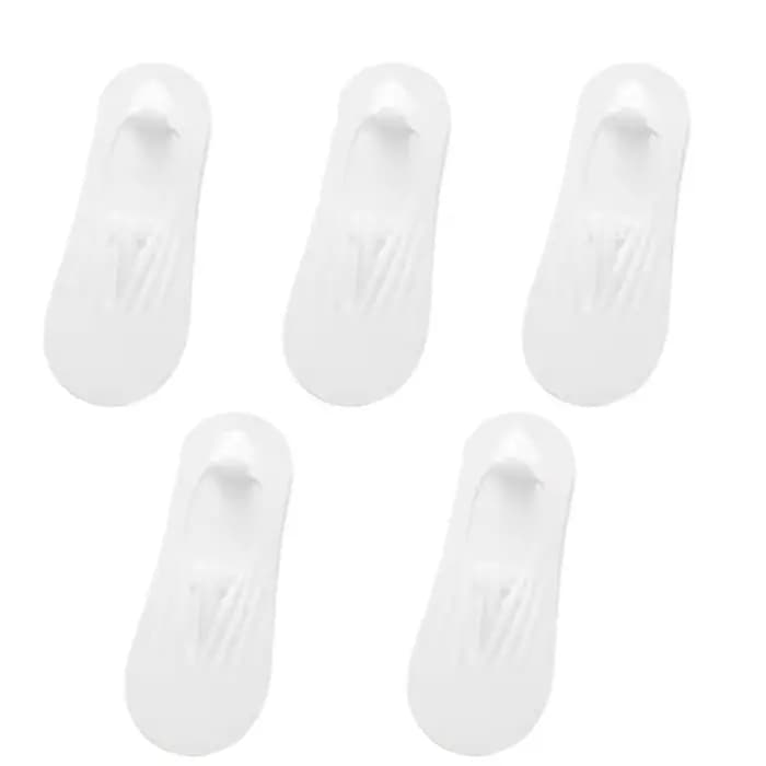 5 paires de chaussettes bateau invisibles pour femmes, pantoufles respirantes en Silicone antidérapa