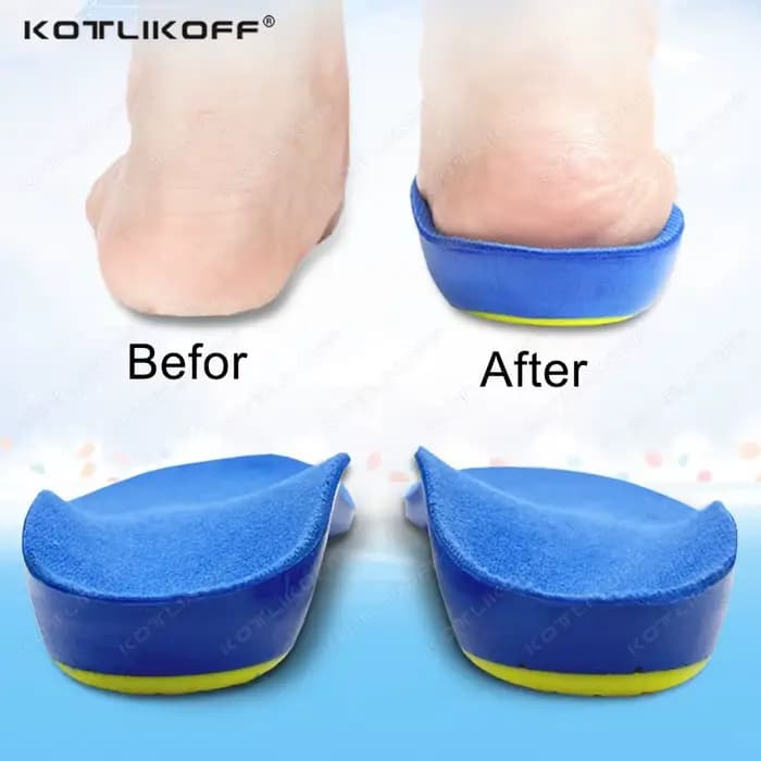 Semelles orthopédiques pour enfants et adultes, Support de voûte plantaire pour pied plat, arc haut,