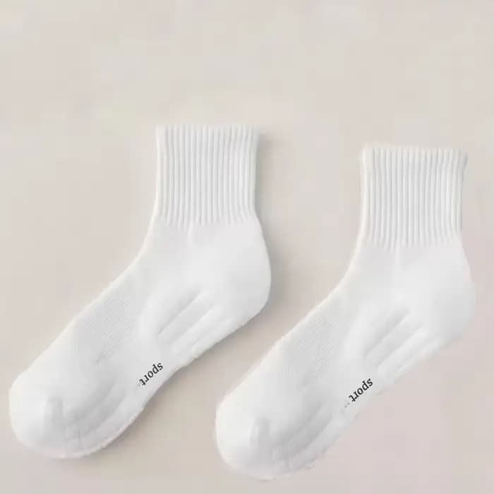 Chaussettes de sport pour hommes à semelle épaisse, absorbant la transpiration et respirantes, avec