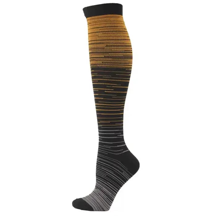 Chaussettes de Compression en cuivre pour femmes et hommes, Circulation, idéales pour la course à pi