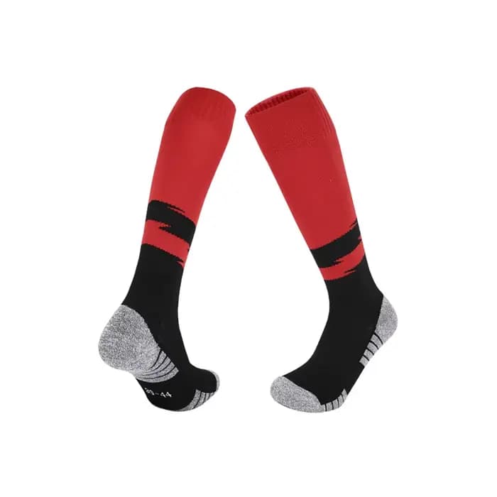 Chaussettes de football professionnelles Loogdeel avec semelle en tissu éponge, chaussettes hautes a