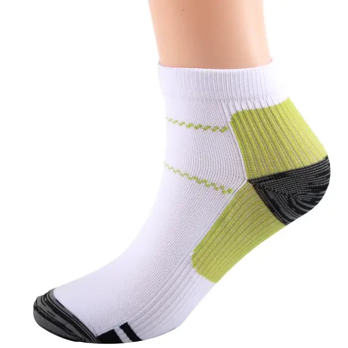 Chaussettes de Compression nouvel été blanc Fascia plantaire bas de Compression décontracté Sports d