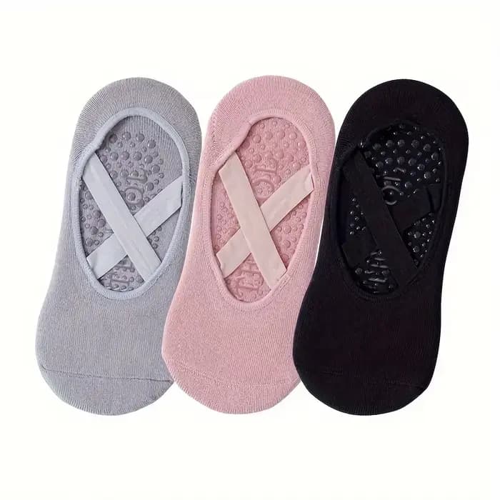Chaussettes de yoga antidérapantes professionnelles pour femmes, 1/2/3/4/5 paires, pour fitness, exe