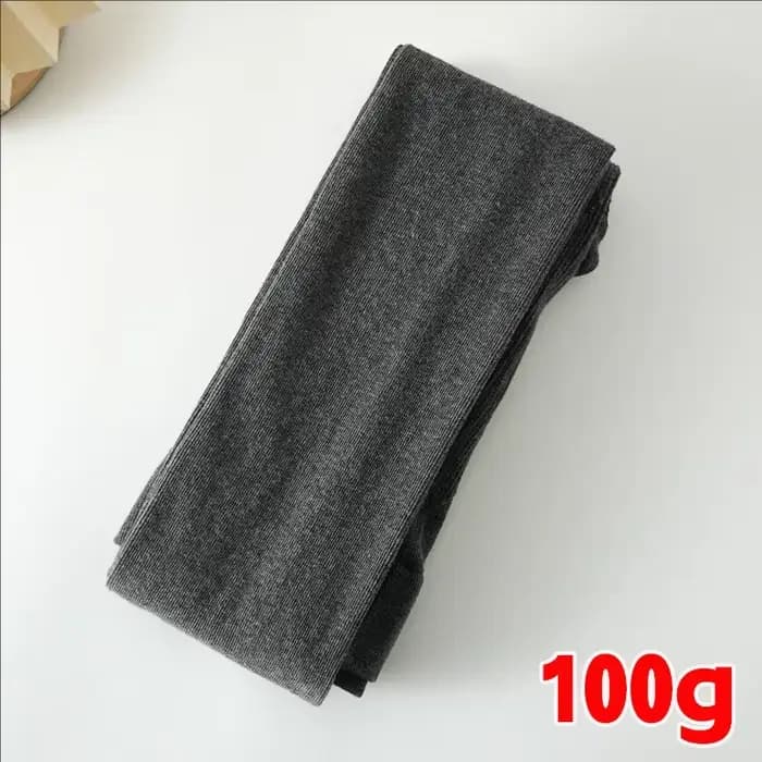 Collants gris en laine et cachemire pour femme, bas chauds et épais, Lingerie thermique, taille haut