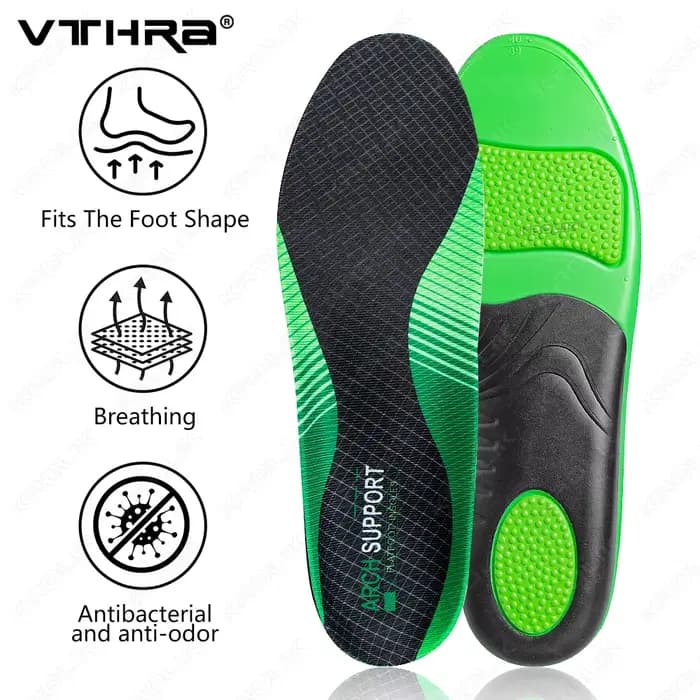 Semelles orthopédiques pour chaussures de sport, semelle pour pieds, coussinets de voûte plantaire,