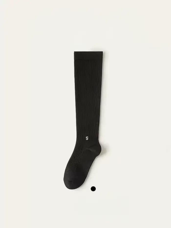 Chaussettes de compression pour mollets, pour course à pied, professionnelles, pour femmes, haute él